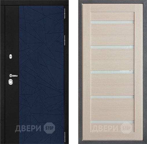 Входная металлическая Дверь Дверной континент ДК-9 ФЛ-47 Лиственница белая в Химках