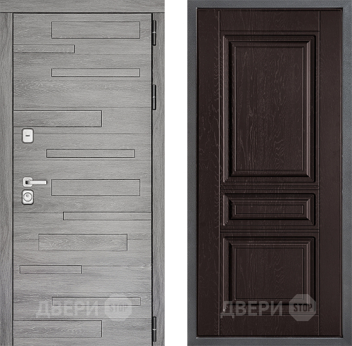 Дверь Дверной континент ДК-10 ФЛ-243 Дуб шоколадный в Химках