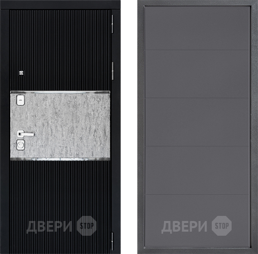 Дверь Дверной континент ДК-13 ФЛ-649 Графит софт в Химках
