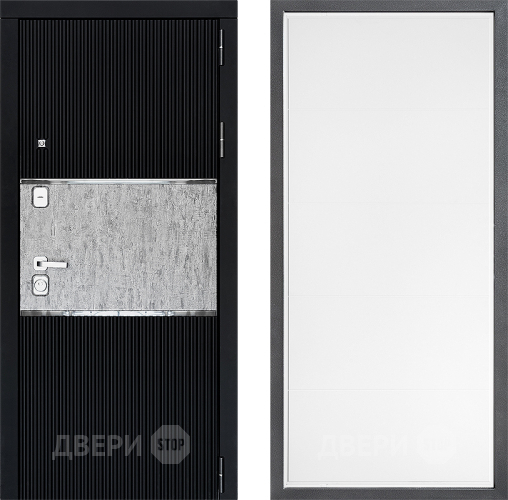 Входная металлическая Дверь Дверной континент ДК-13 ФЛ-649 Белый софт в Химках