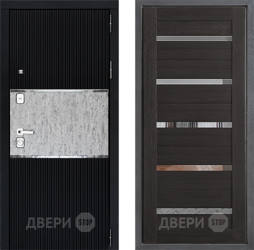 Входная металлическая Дверь Дверной континент ДК-13 ФЛ-47 Венге в Химках