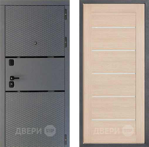 Дверь Дверной континент Диамант Дизайн ФЛ-46 Капучино в Химках