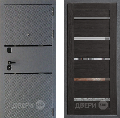 Входная металлическая Дверь Дверной континент Диамант Дизайн ФЛ-47 Венге в Химках