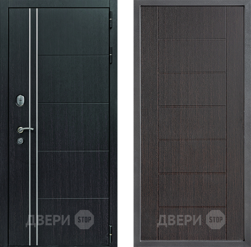 Дверь Дверной континент Теплолюкс Дизайн ФЛ-Лайн Венге в Химках