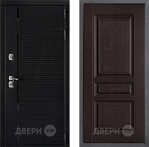 Дверь Дверной континент ДК-1 ФЛ-243 Дуб шоколадный в Химках