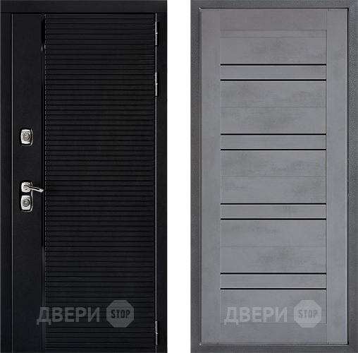Входная металлическая Дверь Дверной континент ДК-1 ФЛ-49 Бетон серый в Химках