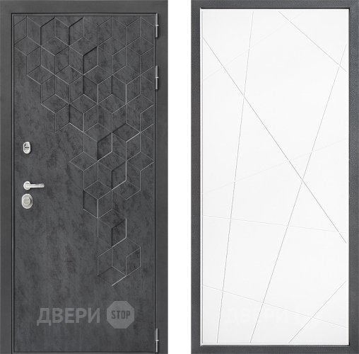 Дверь Дверной континент ДК-3/713 ФЛ-655 Белый софт в Химках
