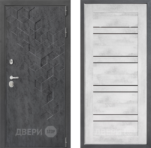 Дверь Дверной континент ДК-3/713 ФЛ-49 Бетон снежный в Химках