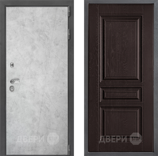 Дверь Дверной континент ДК-3/743 ФЛ-243 Дуб шоколадный в Химках