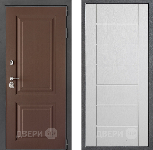 Дверь Дверной континент ДК-3/729 ФЛ-Лайн Белое дерево в Химках