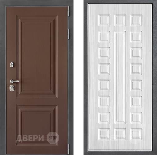 Входная металлическая Дверь Дверной континент ДК-3/729 ФЛ-183 Сандал белый в Химках