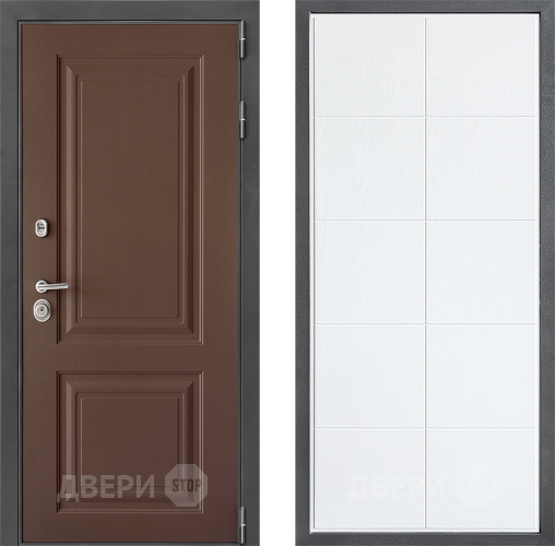 Дверь Дверной континент ДК-3/729 ФЛ-Кватро Белое дерево в Химках