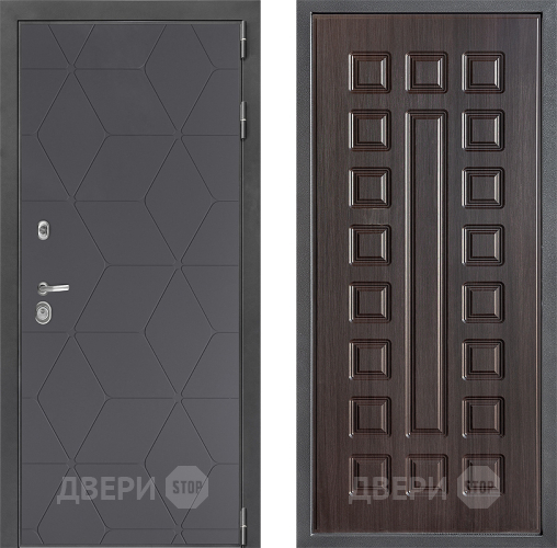 Входная металлическая Дверь Дверной континент ДК-3/744 ФЛ-183 Венге в Химках