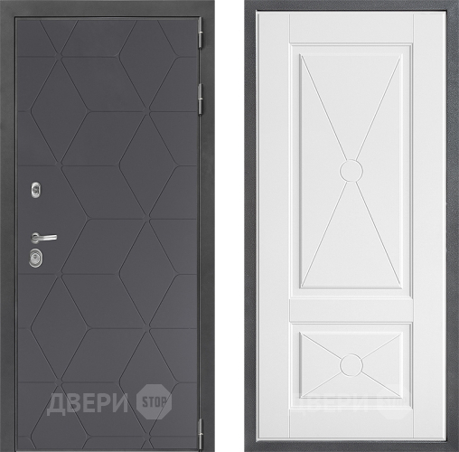 Входная металлическая Дверь Дверной континент ДК-3/744 ФЛ-617 Софт милк в Химках