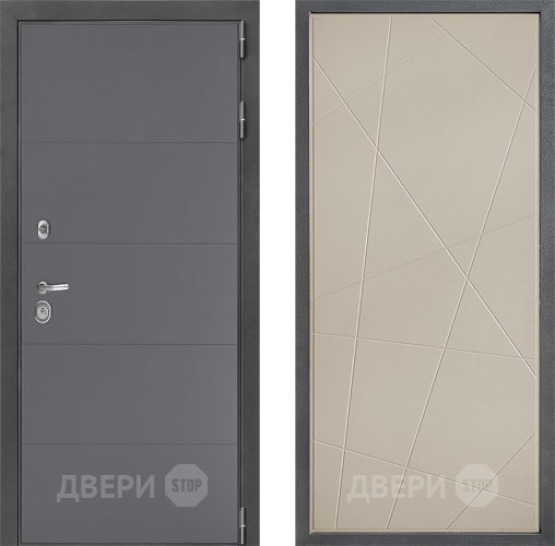 Входная металлическая Дверь Дверной континент ДК-3/649 ФЛ-655 Капучино в Химках