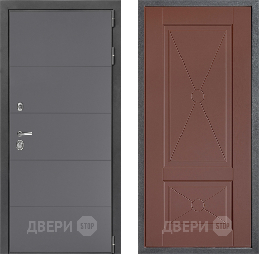 Дверь Дверной континент ДК-3/649 ФЛ-617 Ясень шоколадный в Химках
