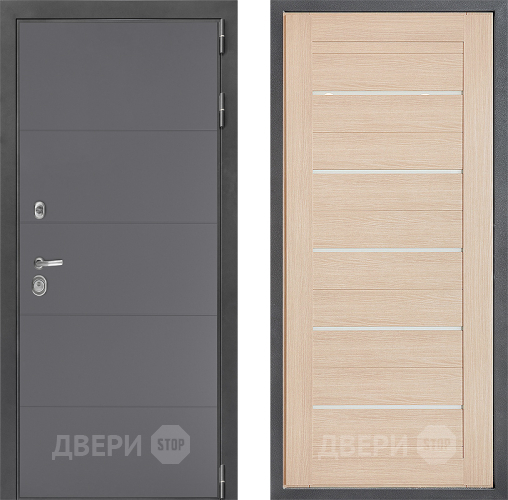 Входная металлическая Дверь Дверной континент ДК-3/649 ФЛ-46 Капучино в Химках