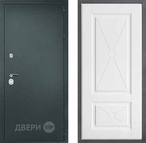 Входная металлическая Дверь Дверной континент Рубикон Серебро Дизайн ФЛ-617 Софт милк в Химках