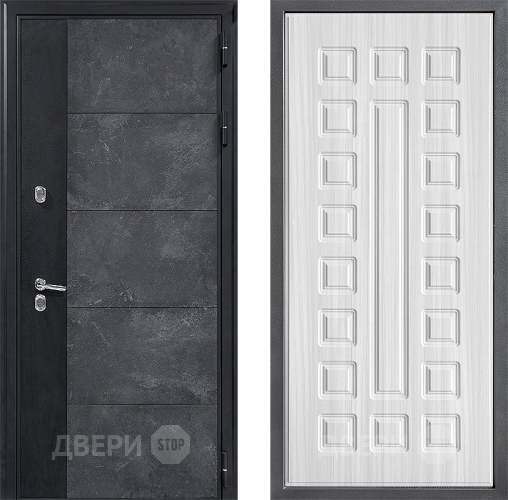 Входная металлическая Дверь Дверной континент ДК-15 Бетон ТЕРМО ФЛ-183 Сандал белый в Химках