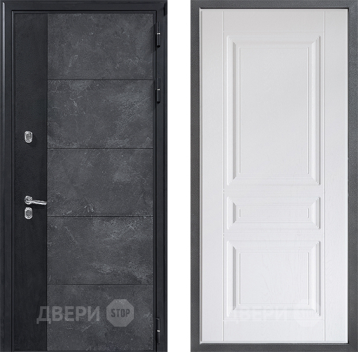 Дверь Дверной континент ДК-15 Бетон ТЕРМО ФЛ-243 Альберо Браш серебро в Химках