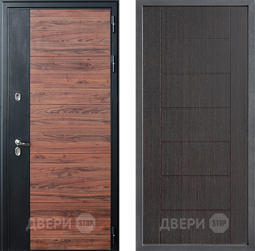 Входная металлическая Дверь Дверной континент ДК-15 Красное Дерево ТЕРМО ФЛ-Лайн Венге в Химках