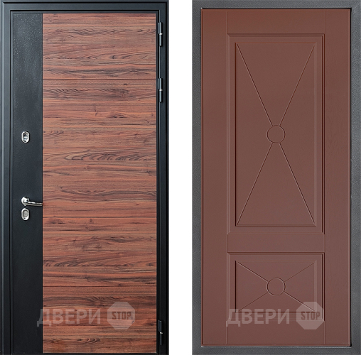 Дверь Дверной континент ДК-15 Красное Дерево ТЕРМО ФЛ-617 Ясень шоколадный в Химках