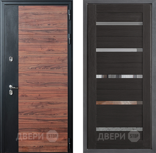 Дверь Дверной континент ДК-15 Красное Дерево ТЕРМО ФЛ-47 Венге в Химках