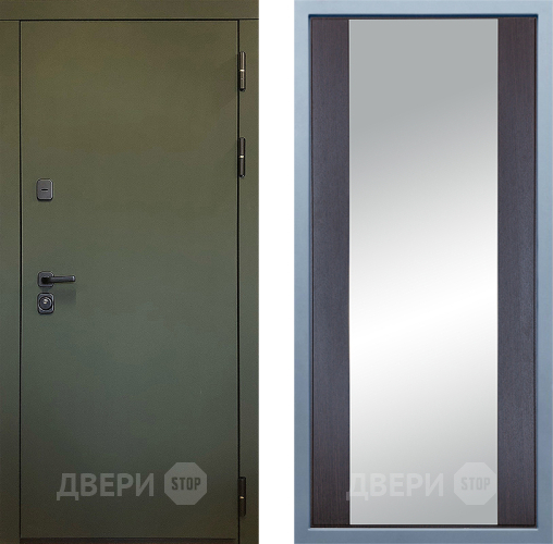 Входная металлическая Дверь Дива МД-61 Д-15 Зеркало Венге в Химках