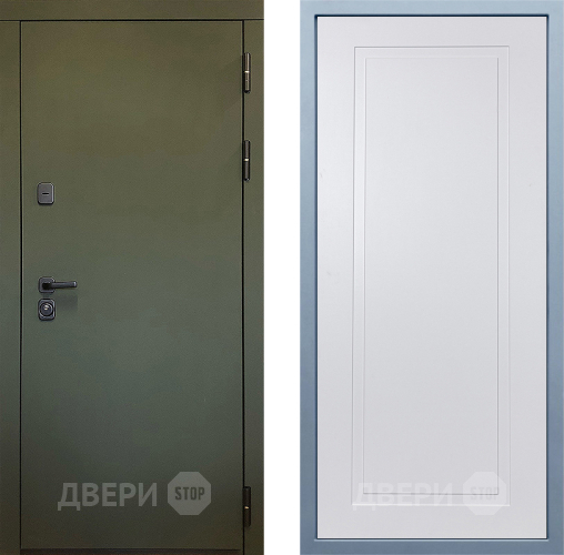 Входная металлическая Дверь Дива МД-61 Н-10 Белый в Химках