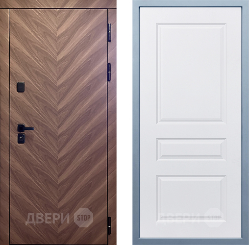 Входная металлическая Дверь Дива МД-98 Д-13 Белый в Химках