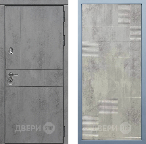 Дверь Дива МД-48 Д-4 Бетон темный в Химках