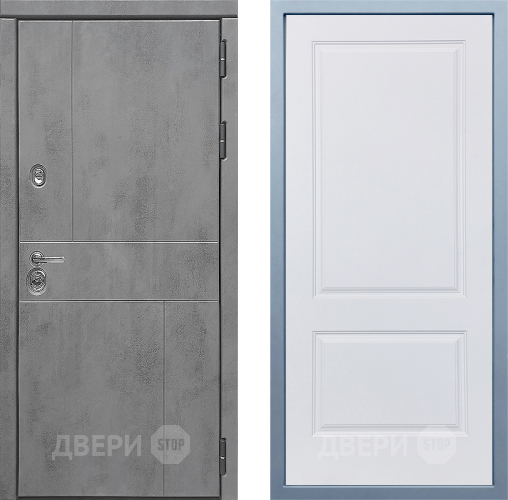 Входная металлическая Дверь Дива МД-48 Д-7 Белый в Химках