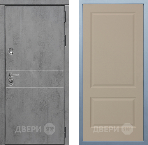 Входная металлическая Дверь Дива МД-48 Д-7 Шампань в Химках