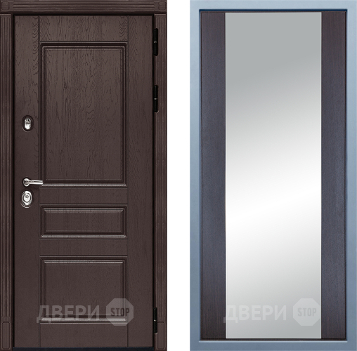 Дверь Дива МД-90 Д-15 Зеркало Венге в Химках