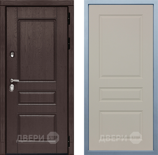 Входная металлическая Дверь Дива МД-90 Д-13 Шампань в Химках