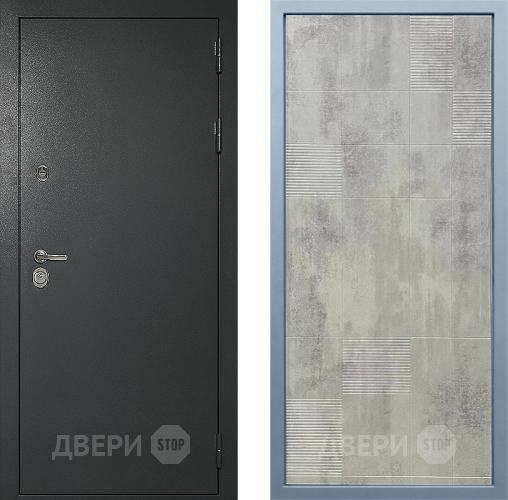 Дверь Дива МД-40 Титан Д-4 Бетон темный в Химках