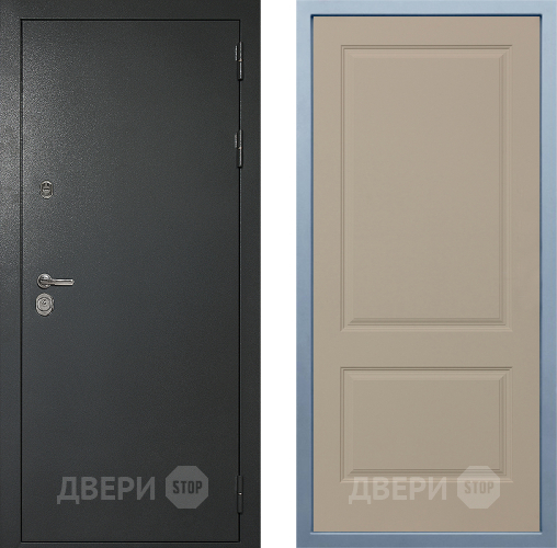 Входная металлическая Дверь Дива МД-40 Титан Д-7 Шампань в Химках