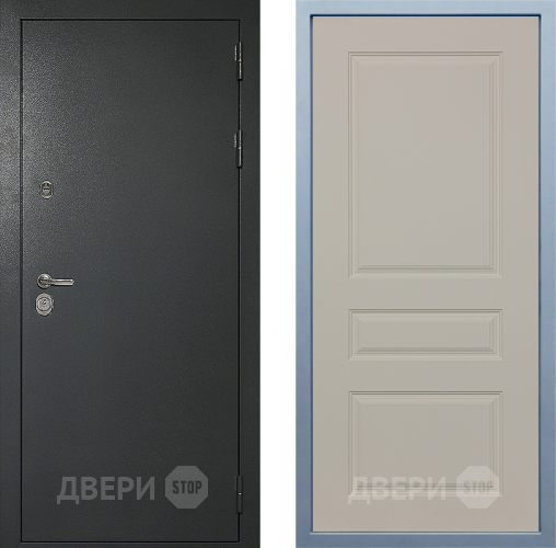 Входная металлическая Дверь Дива МД-40 Титан Д-13 Шампань в Химках