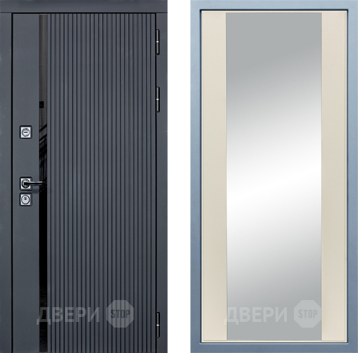 Входная металлическая Дверь Дива МХ-46 STR Д-15 Зеркало Шампань в Химках