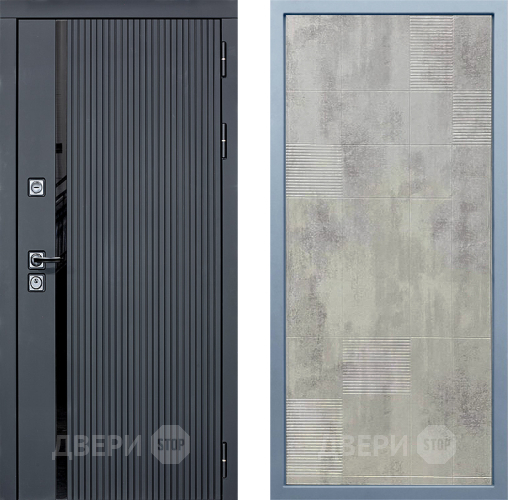 Дверь Дива МХ-46 STR Д-4 Бетон темный в Химках