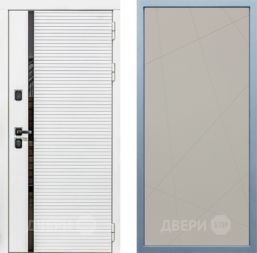 Дверь Дива МХ-45 Белая STR Д-11 Шампань в Химках