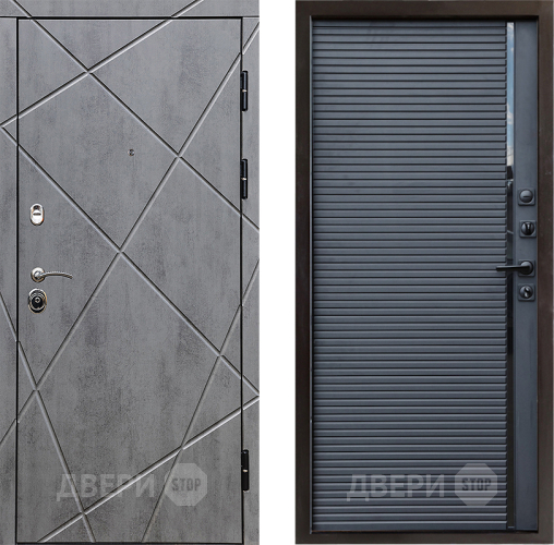 Дверь Престиж Лучи Porte Черный кварц в Химках