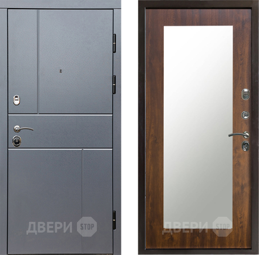 Дверь Престиж Горизонт Грэй Зеркло Пастораль Дуб в Химках