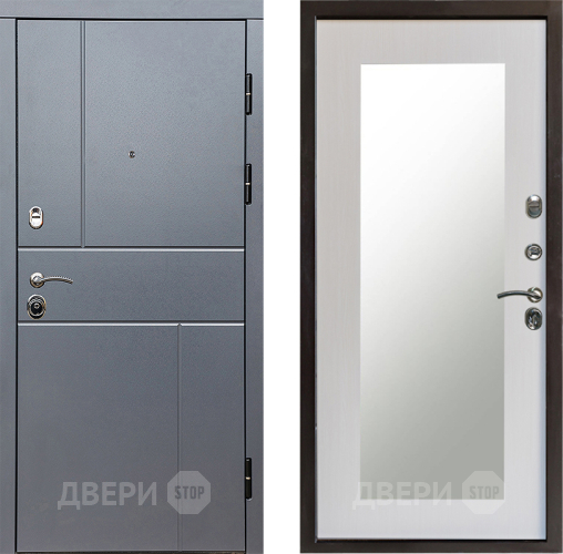 Дверь Престиж Горизонт Грэй Зеркло Пастораль Лиственница белая в Химках