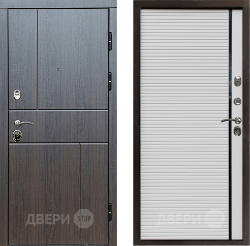 Входная металлическая Дверь Престиж Горизонт Венге Porte Белый в Химках