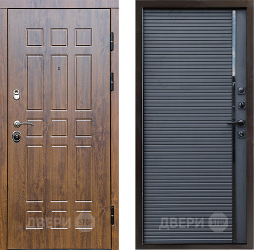 Входная металлическая Дверь Престиж Стандарт Porte Черный кварц в Химках