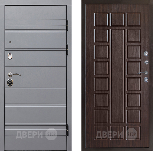 Входная металлическая Дверь Престиж Линия Грэй Престиж Венге в Химках