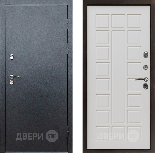Входная металлическая Дверь Престиж TERMO с терморазрывом Снегирь Серебро Престиж Бежевый мат в Химках