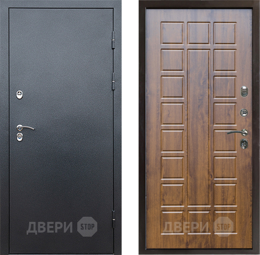 Дверь Престиж TERMO с терморазрывом Снегирь Серебро Престиж Дуб в Химках