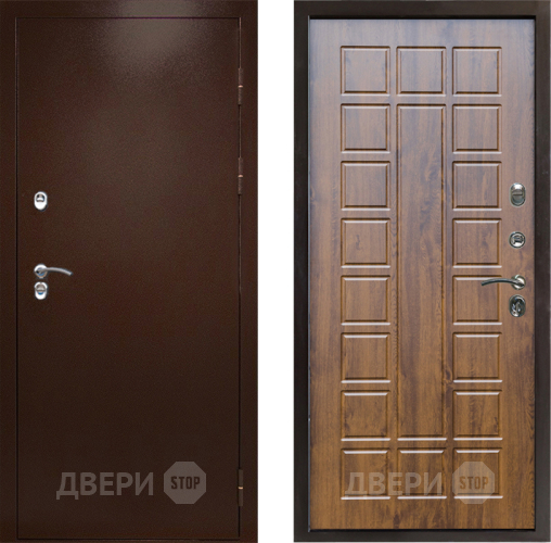 Дверь Престиж TERMO с терморазрывом Снегирь Медь Престиж Дуб в Химках